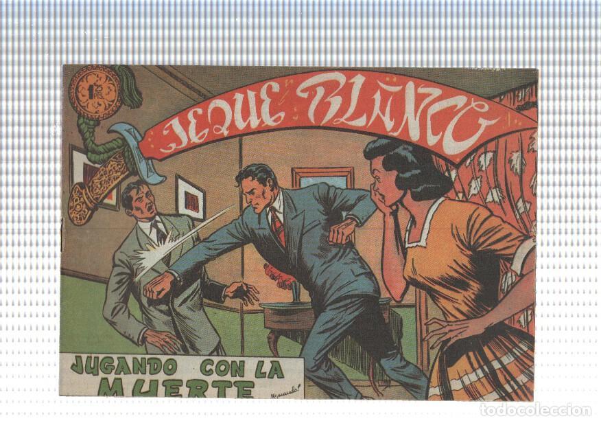 C&oacute;mics: Facsimil: Jeque Blanco numero 032: Jugando con la muerte - Foto 1