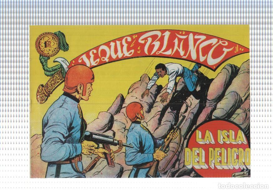 C&oacute;mics: Facsimil: Jeque Blanco numero 125: La isla del peligro - Foto 1