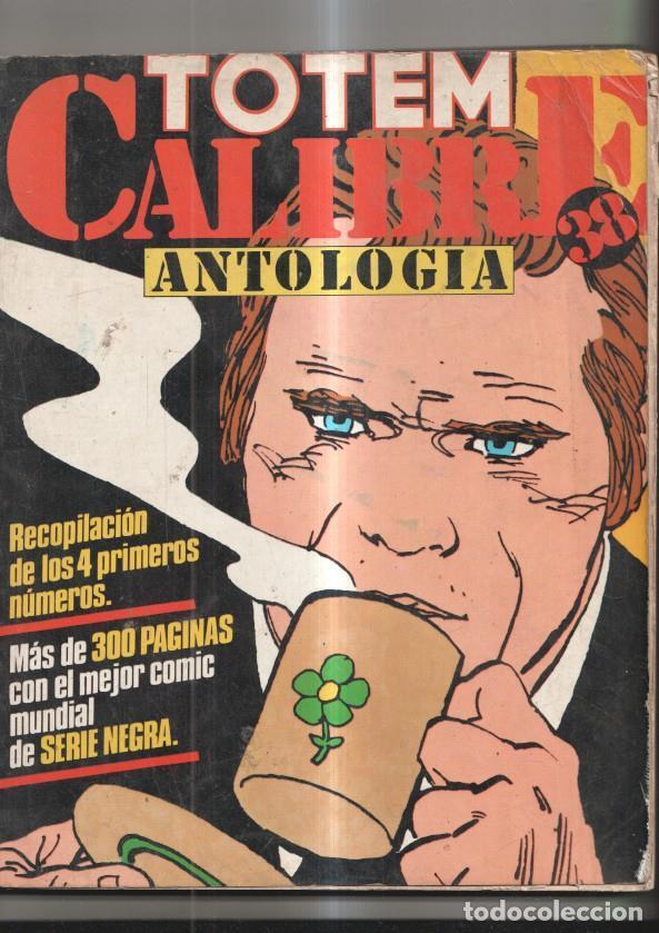 Comics: Antologia TOTEM CALIBRE 38 retapado con los numeros 01 al 04 (numerado 1 interior cubierta) - Varios