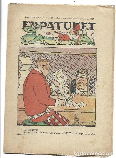 C&oacute;mics: PATUFET 2804: Numero 1238, 24 diciembre de 1927