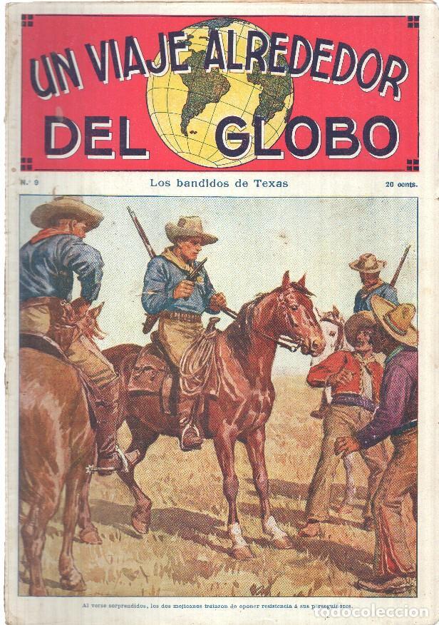 Comics: Un viaje alrededor del globo numero 09: Los bandidos de Texas