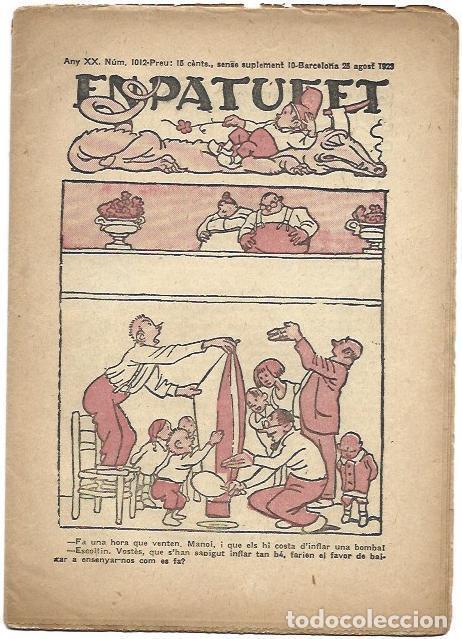 C&oacute;mics: PATUFET 2778: Numero 1012, 25 agosto 1923