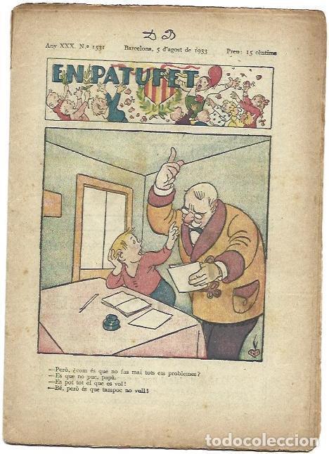 Fumetti: PATUFET 2689: Numero 1531, 5 de agosto de 1933 - NULL
