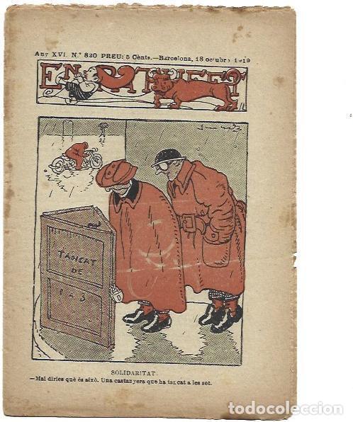 C&oacute;mics: PATUFET 2694: Numero 820, 18 de noviembre de 1919