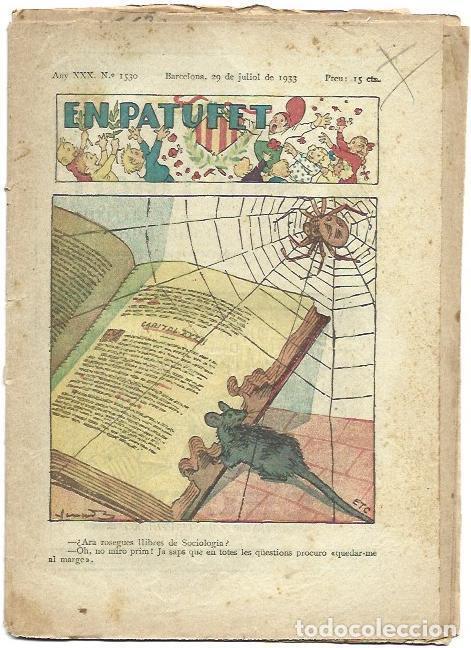 C&oacute;mics: PATUFET 2691: Numero 1530, 29 de julio de 1933