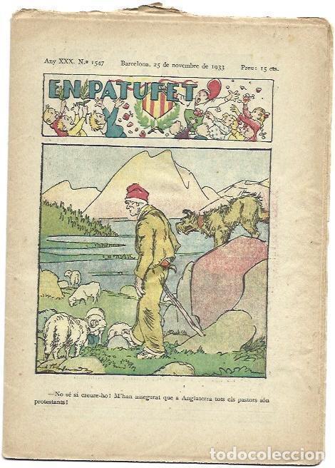 C&oacute;mics: PATUFET 2696: Numero 1547, 25 de noviembre de 1933
