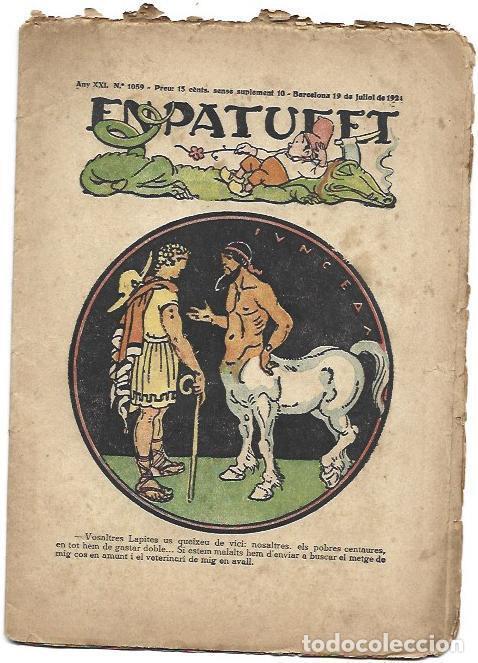 C&oacute;mics: PATUFET 2709: Numero 1059, 19 de julio de 1924