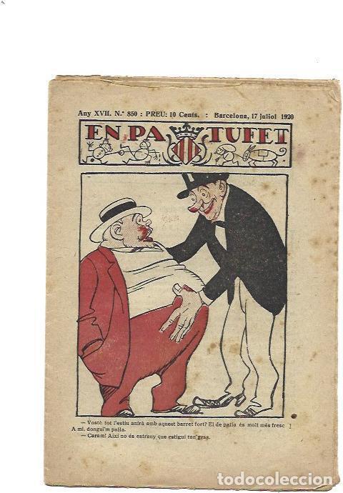 C&oacute;mics: PATUFET 2670: Numero 850, 17 de julio de 1920