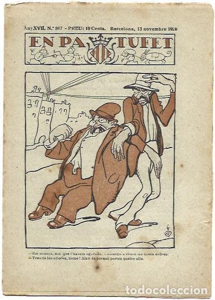 C&oacute;mics: PATUFET 2677: Numero 867, 13 de noviembre de 1920