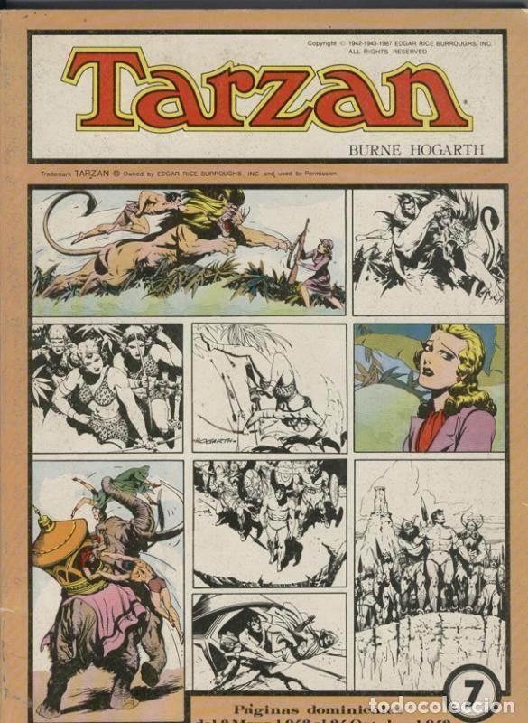 C&oacute;mics: Tarzan volumen 7 (numerado 4 en interior cubierta) - Burne Hogarth - Foto 1