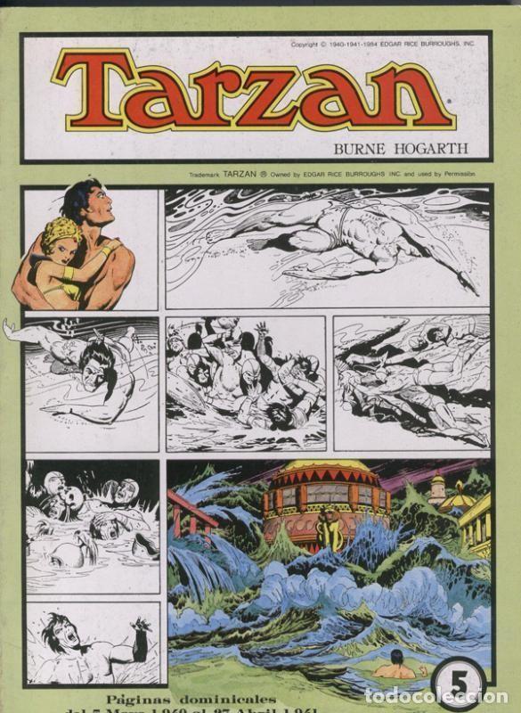 C&oacute;mics: Tarzan volumen 5 (numerado 3 en interior cubierta) - Burne Hogarth - Foto 1
