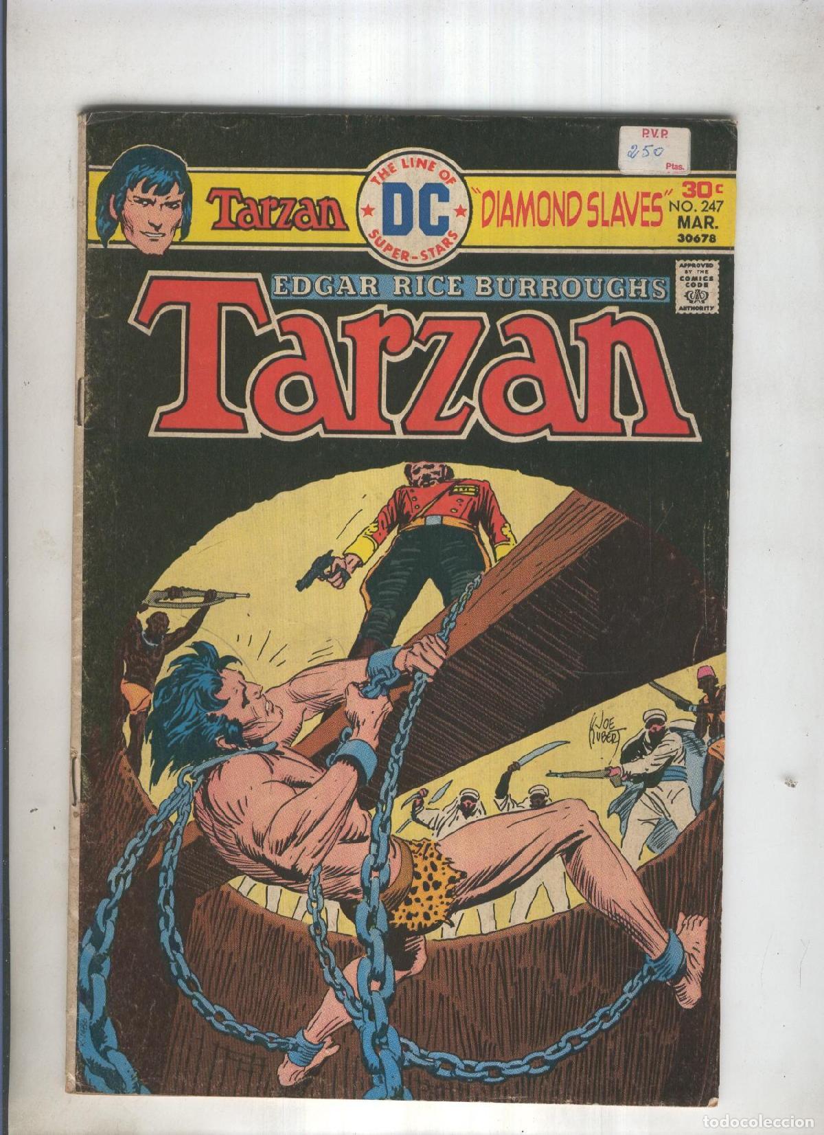 Fumetti: TARZAN LORD OF THE JUNGLE DC Numero 247: Diamond Slaves - JOE KUBERT