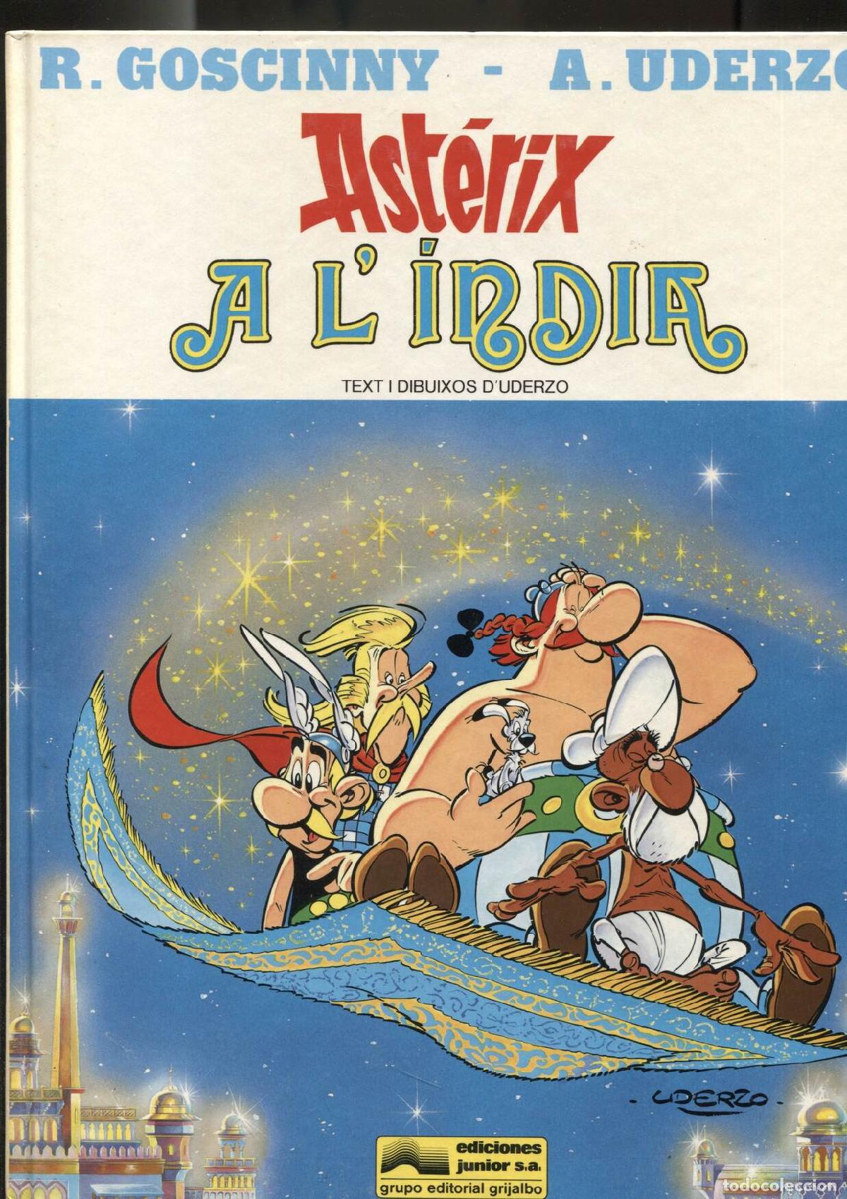 C&oacute;mics: Asterix numero 28: A LIndia (edicion catala de 1987) - Uderzo - Foto 1