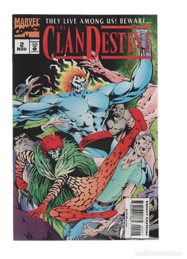 C&oacute;mics: THE CLANDESTINE, Volume 01 Numero 02: Relative Strangers (Marvel Comics) - Alan Davis - Foto 1