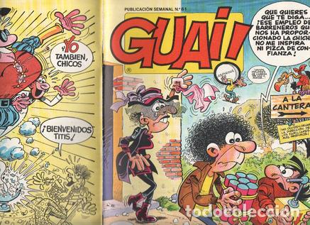 C&oacute;mics: Guai publicacion semanal numero 061: Chicha, Tato y Clodoveo de Francisco Iba&ntilde;ez - varios