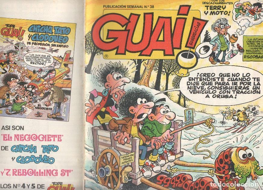 C&oacute;mics: Guai publicacion semanal numero 038: Chicha, Tato y Clodoveo de Francisco Iba&ntilde;ez - varios