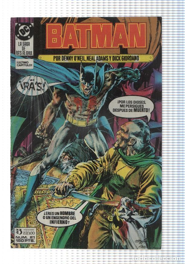 C&oacute;mics: comic, DC: Batman num 21, la saga de Ras al ghul ultimo capitulo - El demonio vive otra vez - Foto 1