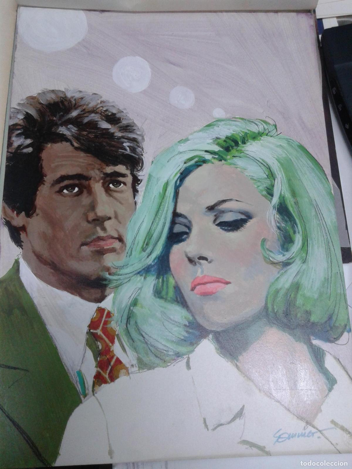 Fumetti: Original en color de Manfred Sommer (dibujante de Frank Cappa) modelo numerado 20 -