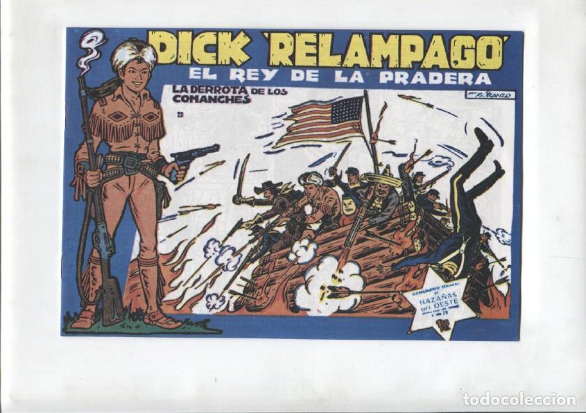 C&oacute;mics: Facsimil: Dick Relampago numero 23: la derrota de los comanches - Foto 1