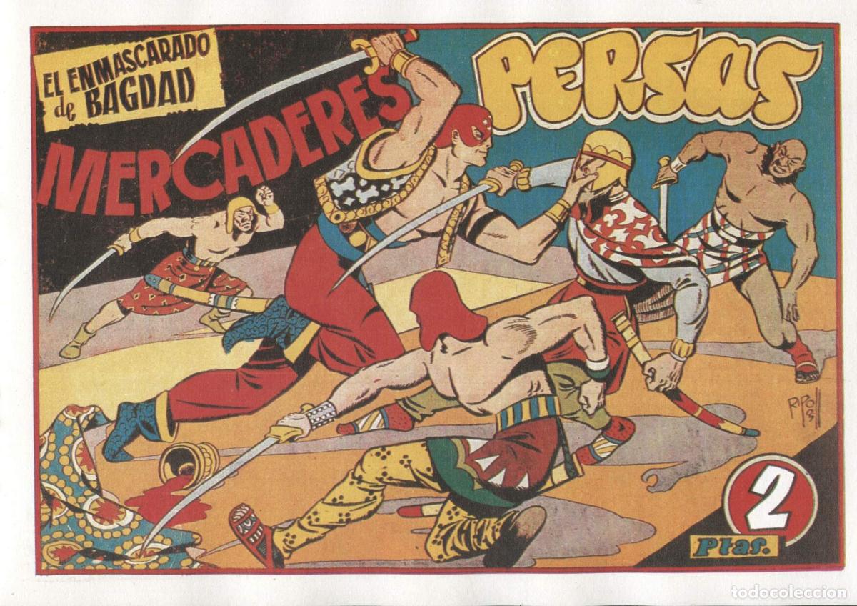 C&oacute;mics: Facsimil: El Enmascarado de Bagdad numero 04: Mercaderes persas - Ripoll