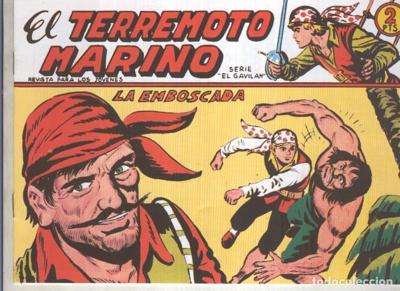C&oacute;mics: Facsimil: El Terremoto Marino numero 08: La emboscada - Manuel Gago