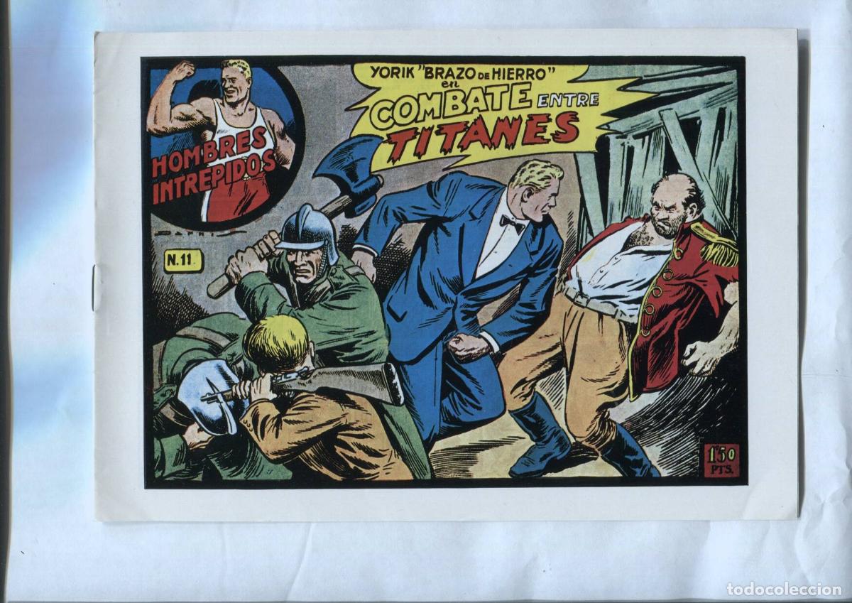 C&oacute;mics: Facsimil: Yorik brazo de hierro de Francisco Darnis numero 11: Combate entre titanes