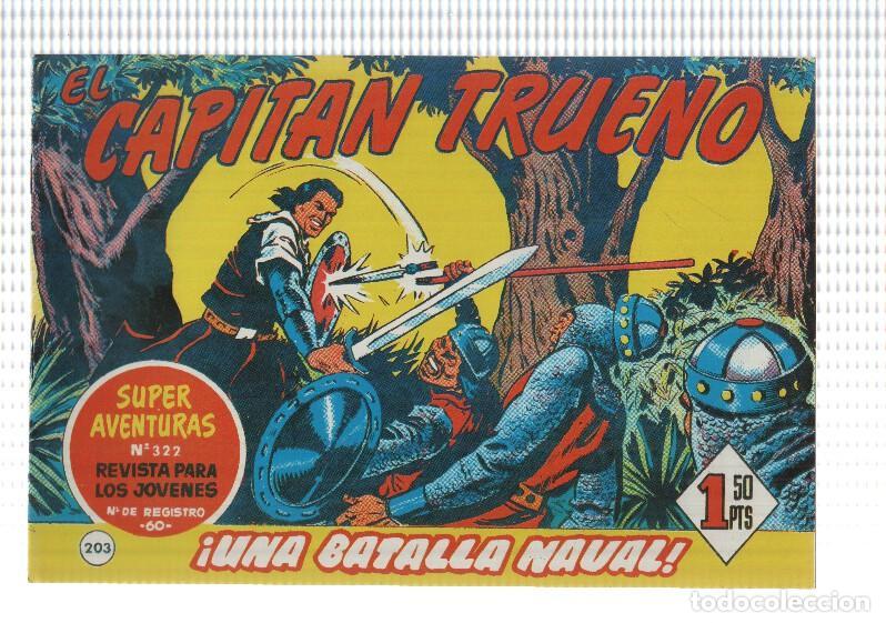 Fumetti: Facsimil editor desconocido de El Capitan Trueno numero 203: Una batalla naval