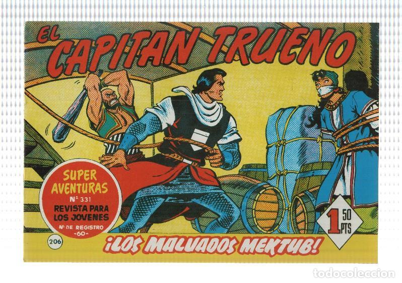Comics: Facsimil editor desconocido de El Capitan Trueno numero 206: Los malvados Mektub