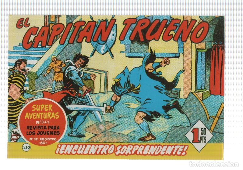 C&oacute;mics: Facsimil editor desconocido de El Capitan Trueno numero 210: Encuentro sorprendente