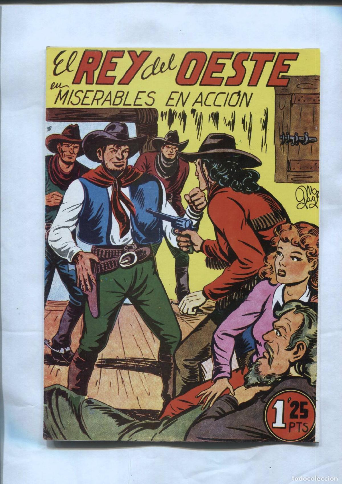 C&oacute;mics: Facsimil: El rey del oeste de Manuel Gago numero 13: Miserables en accion - Foto 1