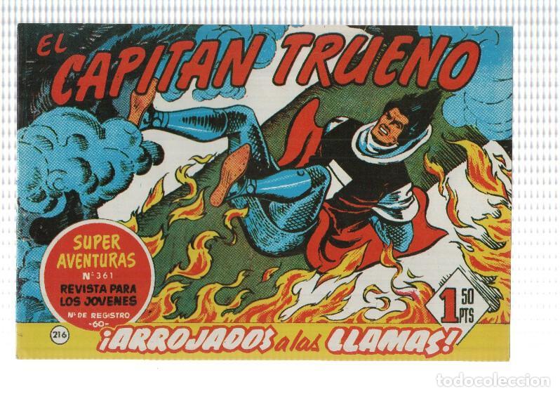 Comics: Facsimil editor desconocido de El Capitan Trueno numero 216: Arrojados a las llamas