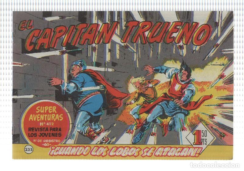 Fumetti: El Capitan Trueno facsimil numero 233: Cuando los lobos se atacan