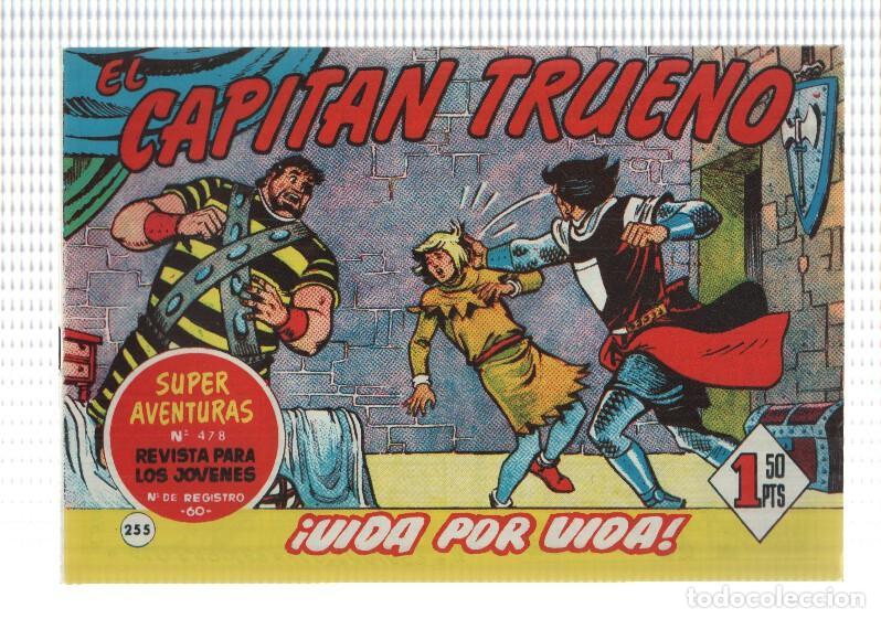 Comics: Facsimil editor desconocido de El Capitan Trueno numero 255: Vida por vida