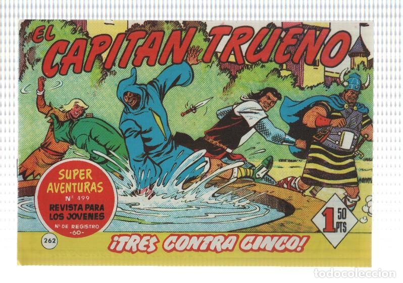 Comics: Facsimil editor desconocido de El Capitan Trueno numero 262: Tres contra cinco