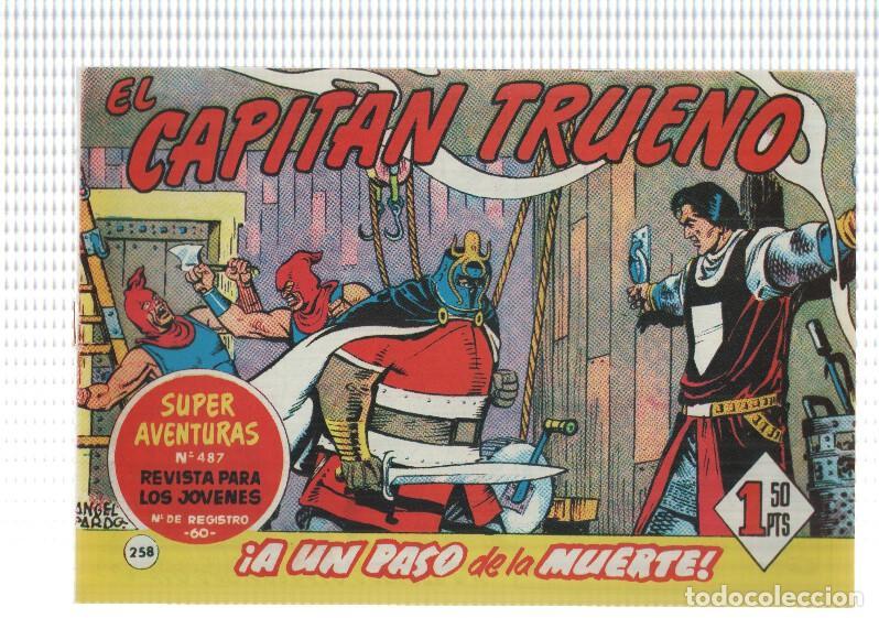 Comics: Facsimil editor desconocido de El Capitan Trueno numero 258: a un paso de la muerte