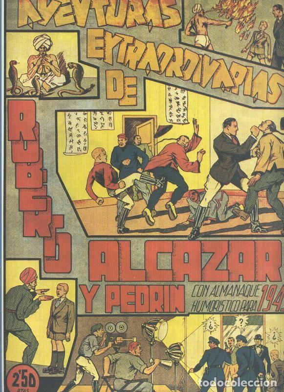 Comics: Facsimil: Roberto Alcazar y Pedrin almanaque 1943: El buda de Marfil - Va&ntilde;o