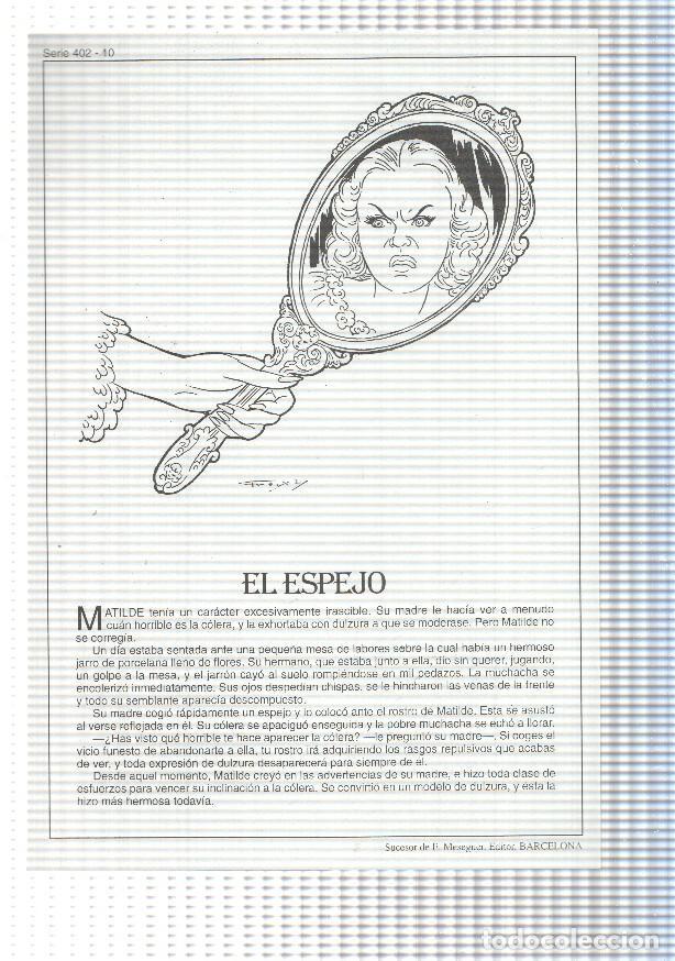 Comics: Laminas serie Rosa-cuentos de Juan C. Schmid numero 10: El espejo - Emilio Freixas