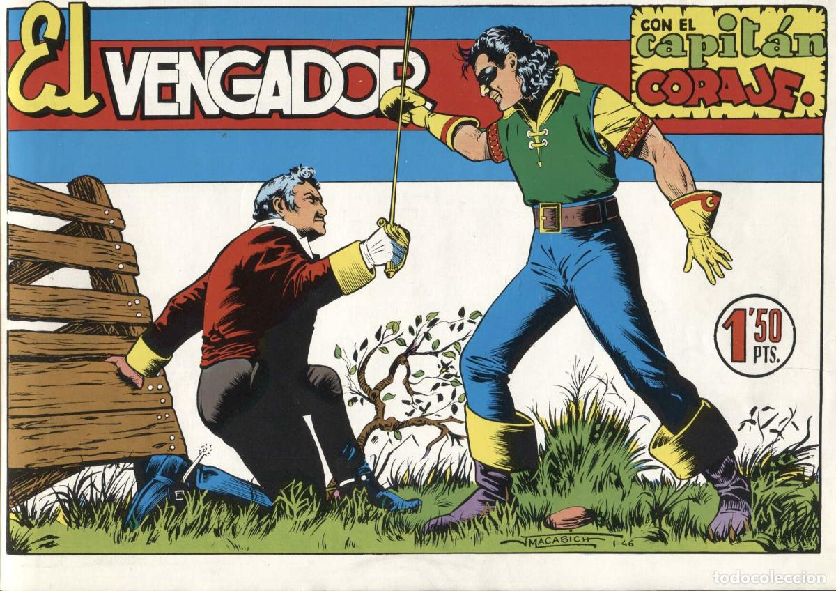 C&oacute;mics: Facsimil: El Capitan Coraje numero 01: el vengador - Iranzo - Foto 1