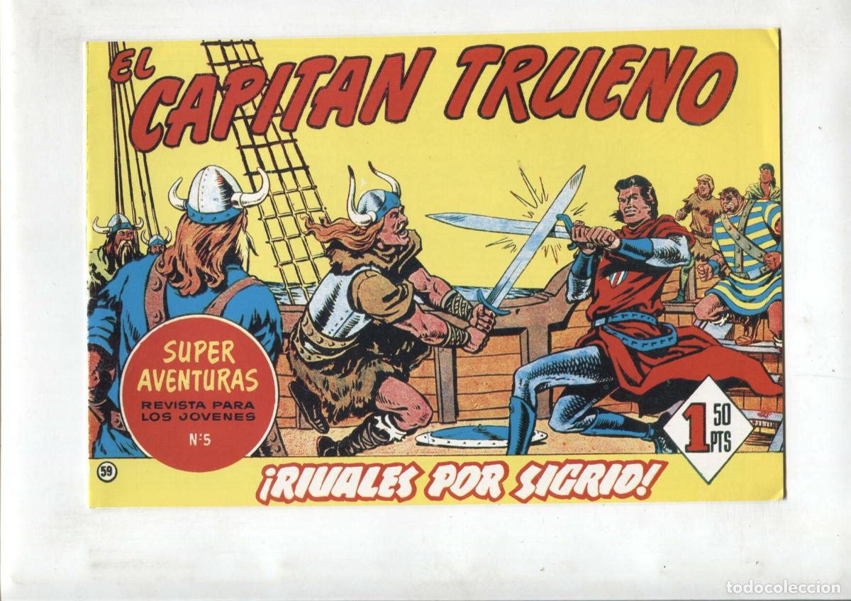 C&oacute;mics: Facsimil editor desconocido de El Capitan Trueno numero 059: Rivales por Sigrid - Foto 1