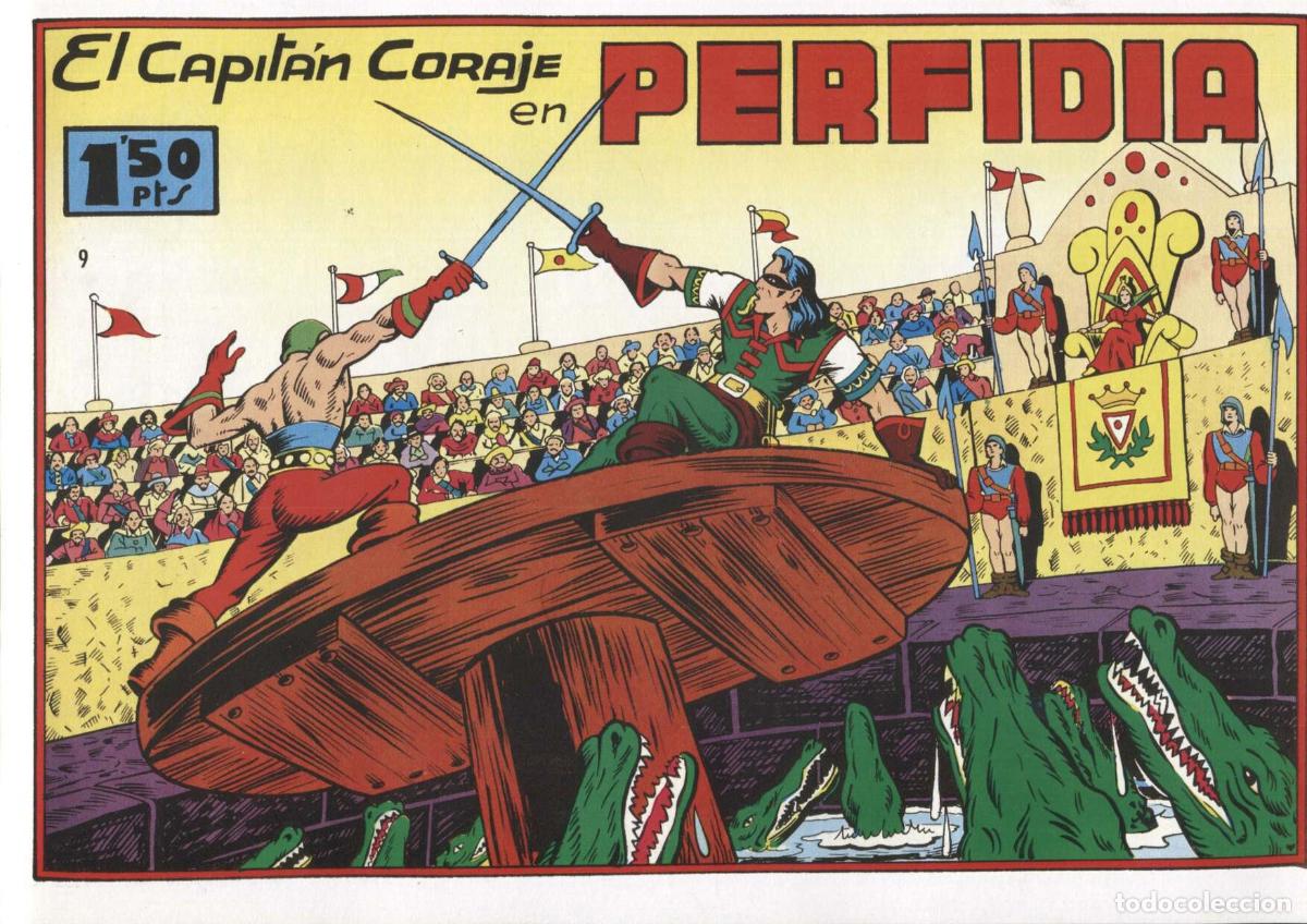C&oacute;mics: Facsimil: El Capitan Coraje numero 09: Perfidia - Iranzo - Foto 1