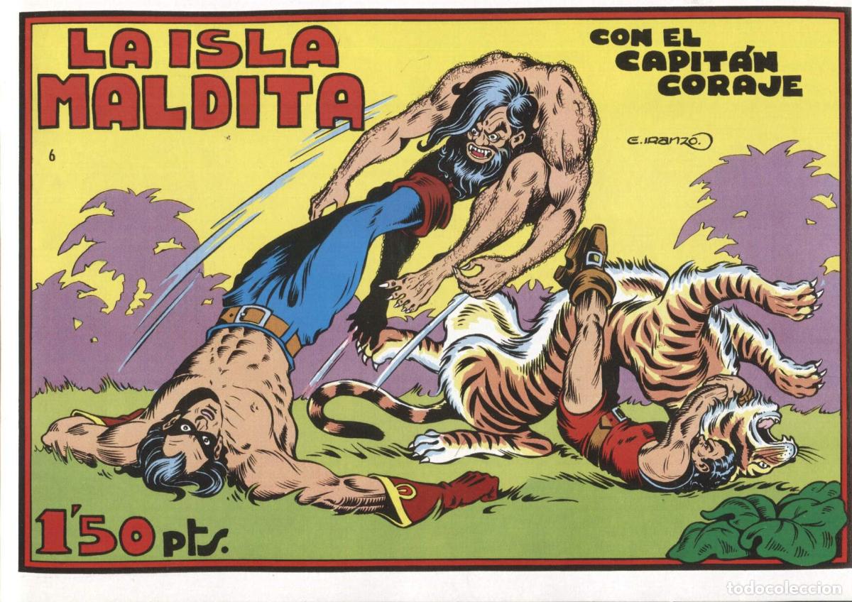 C&oacute;mics: Facsimil: El Capitan Coraje numero 06: la isla maldita - Iranzo - Foto 1