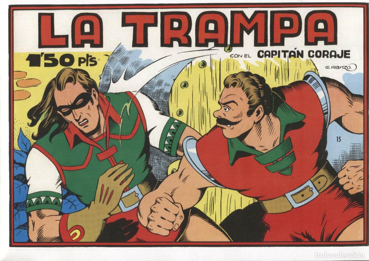 C&oacute;mics: Facsimil: El Capitan Coraje numero 15: la trampa - Iranzo - Foto 1