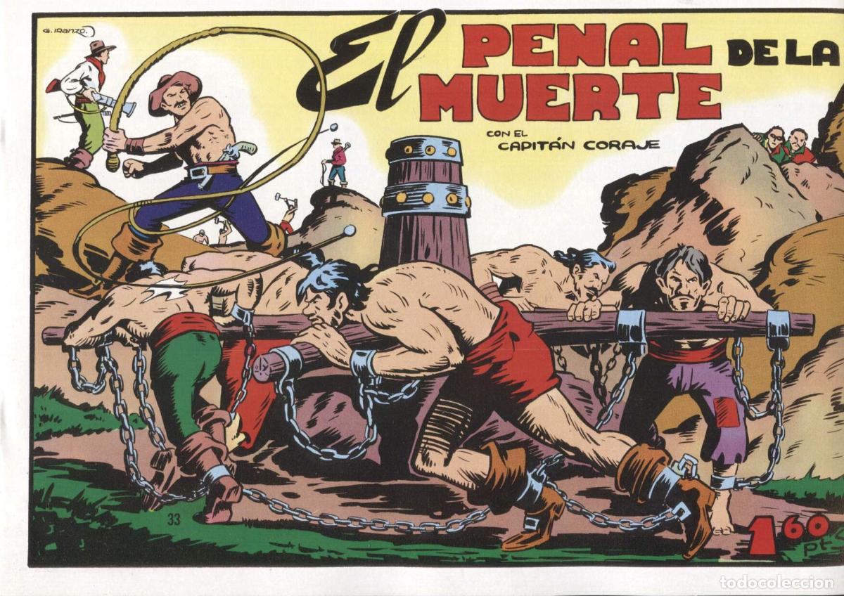 C&oacute;mics: Facsimil: El Capitan Coraje numero 33: el penal de la muerte - Iranzo - Foto 1