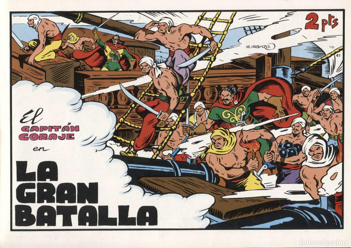 C&oacute;mics: Facsimil: El Capitan Coraje numero 41: la gran batalla - Iranzo - Foto 1