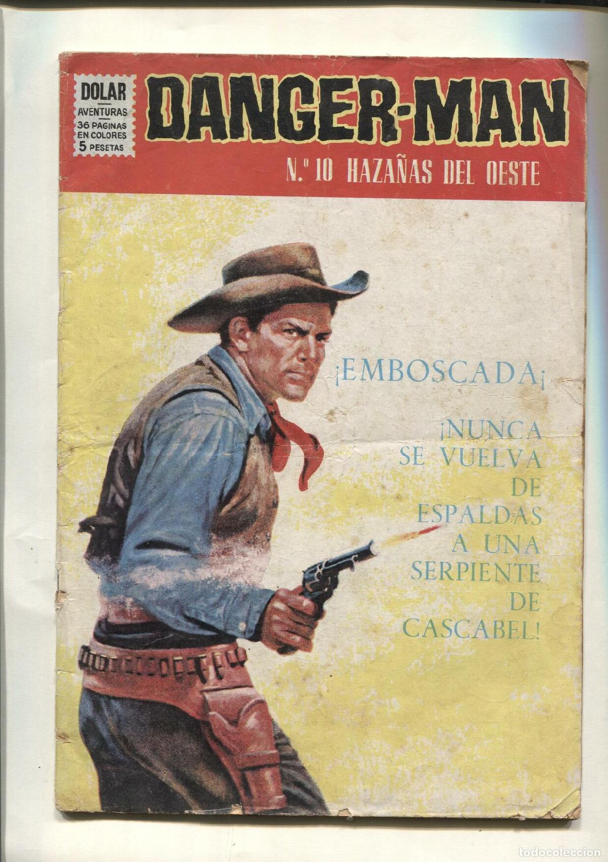 C&oacute;mics: Dolar: Danger Man numero 10: Haza&ntilde;as del oeste - varios - Foto 1