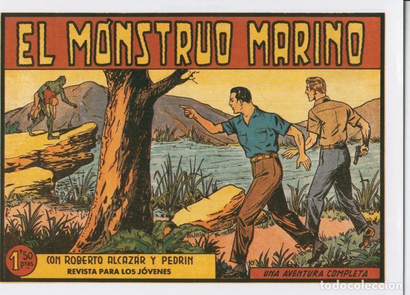 Comics: Facsimil: Roberto Alcazar y Pedrin numero 0380: El monstruo marino - Varios