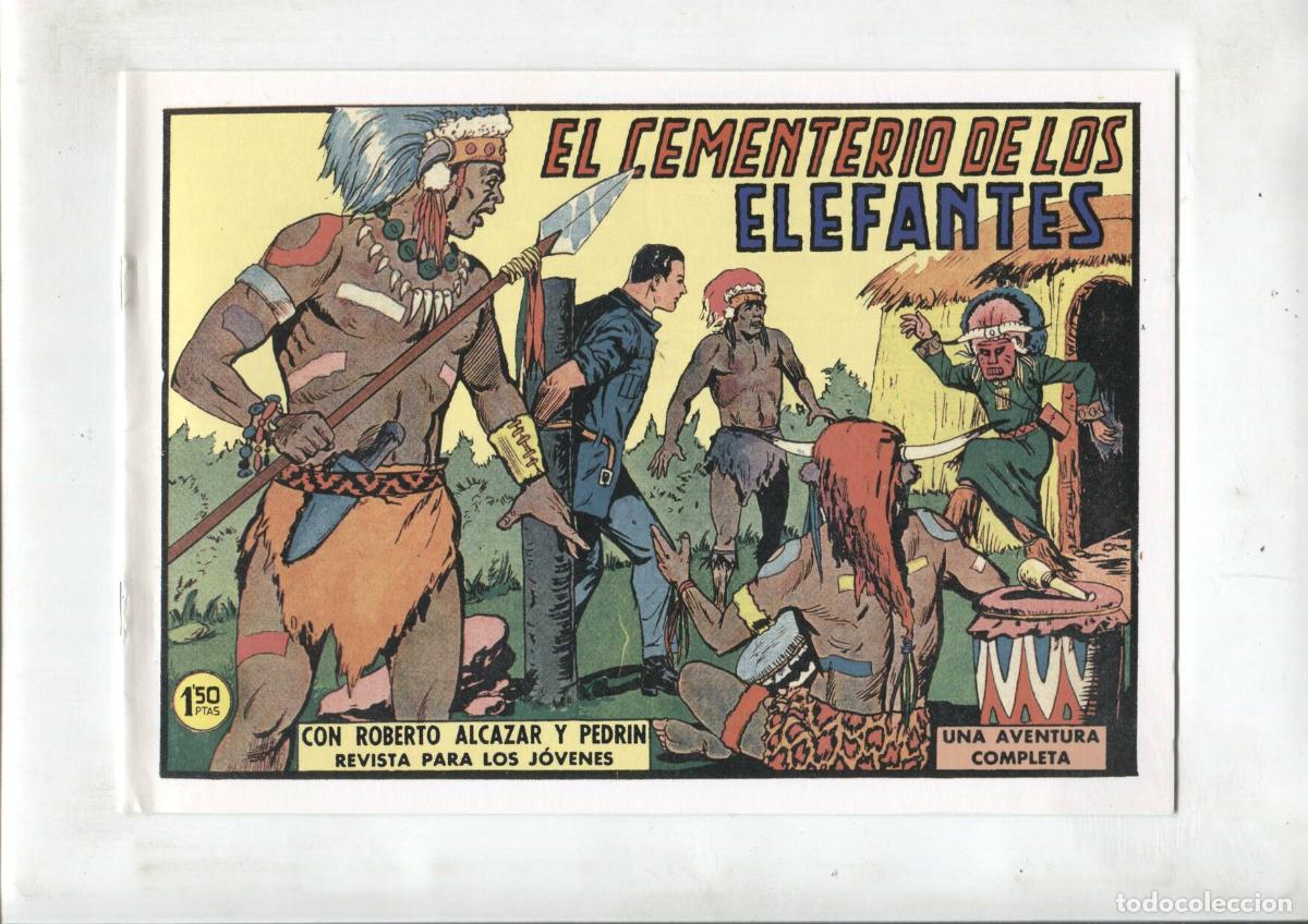 Fumetti: Facsimil: Roberto Alcazar y Pedrin numero 0456: El cementerio de los elefantes - Varios