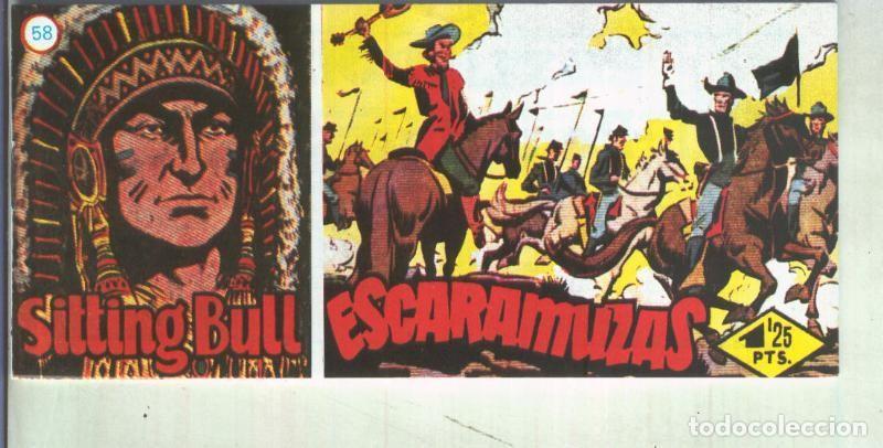 C&oacute;mics: Sitting Bull facsimil numero 58: Escaramuzas - Varios - Foto 1