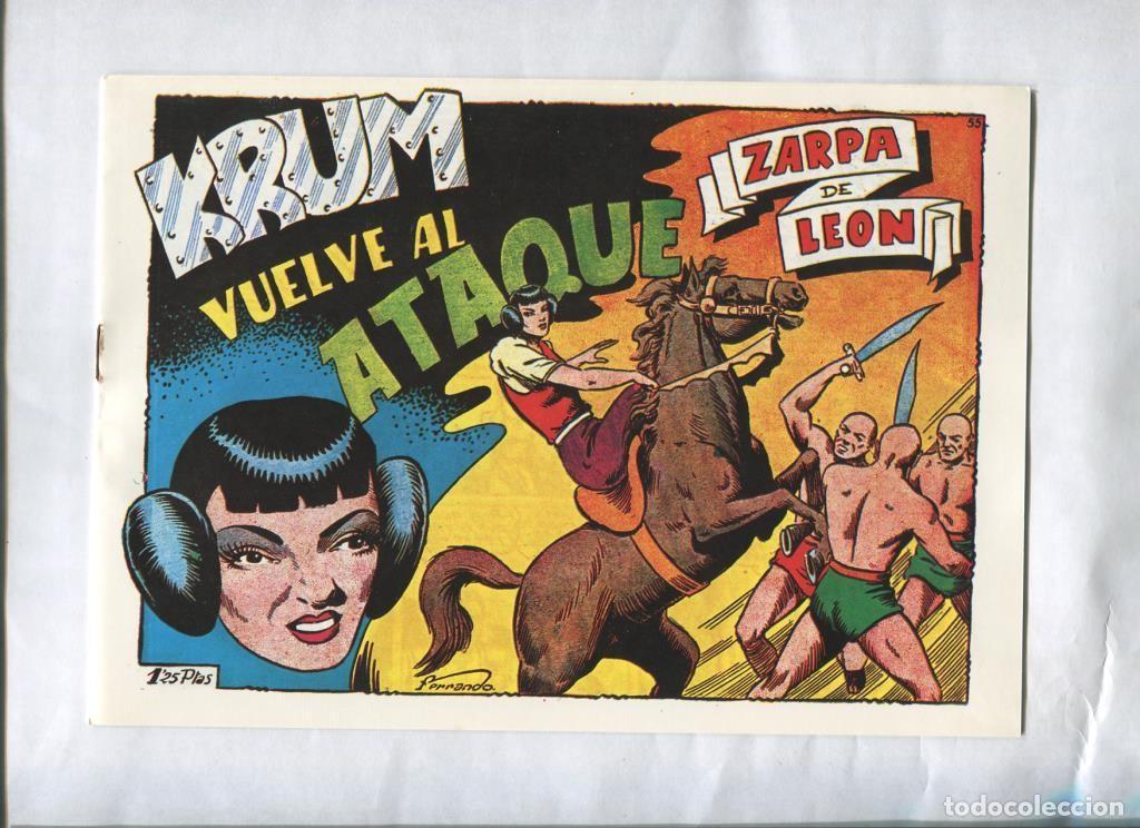 Comics: Ferrando: Zarpa de Leon facsimil numero 55: Krum vuelve al ataque - Ferrando