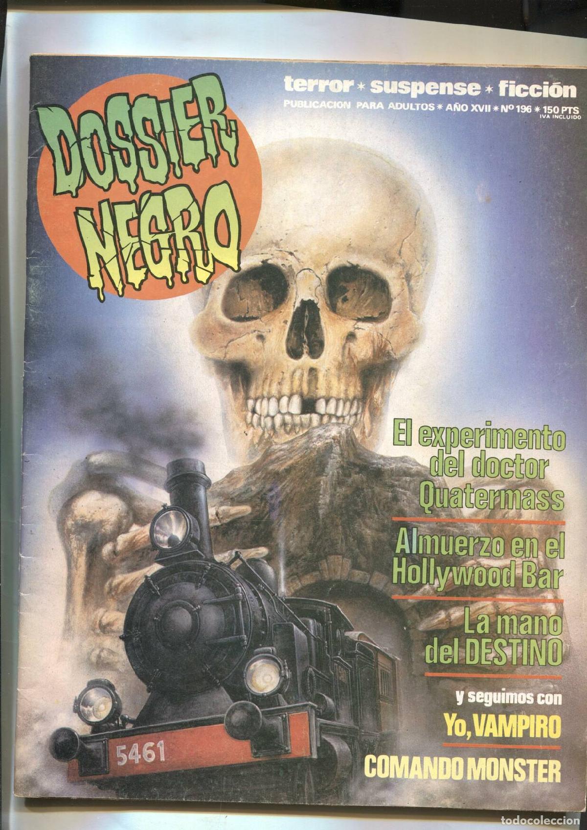 C&oacute;mics: Dossier Negro numero 196: Yo....vampiro - Varios - Foto 1